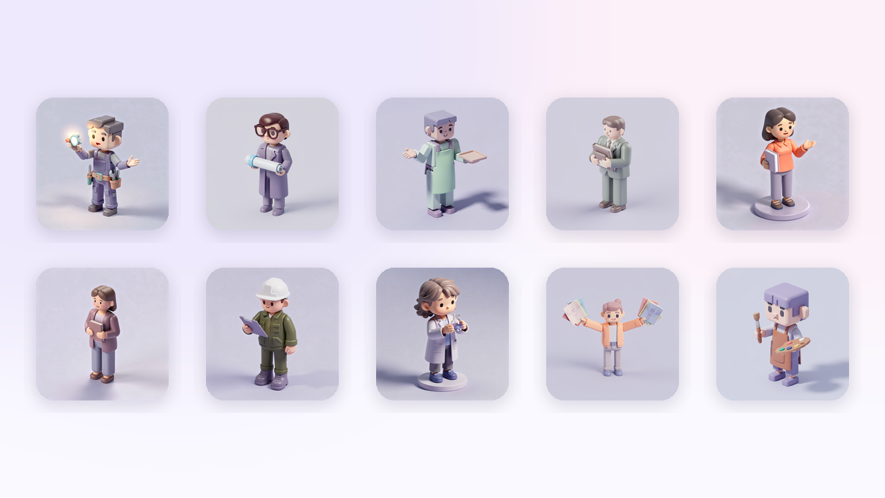 MBTI16タイプのキャラクター