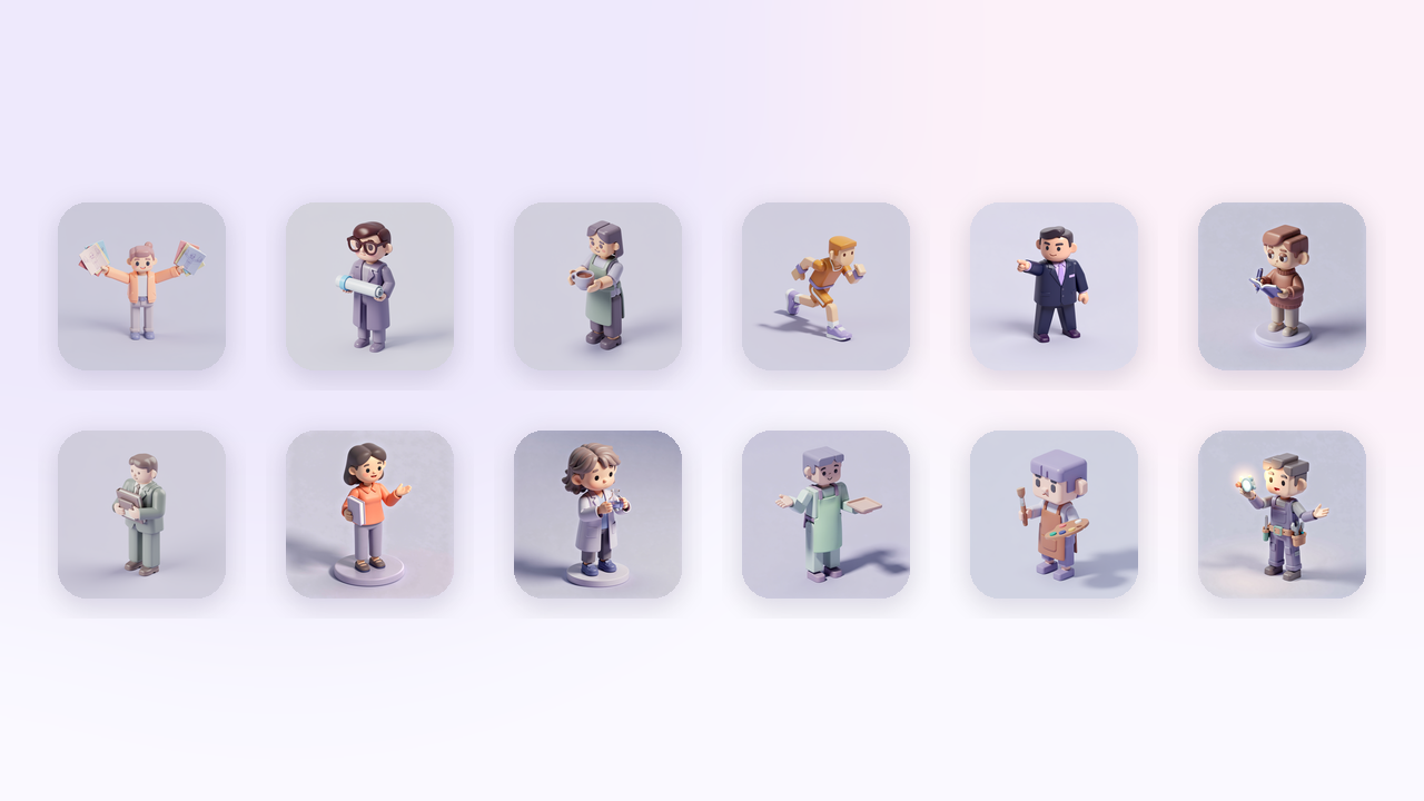 MBTI16タイプのキャラクター